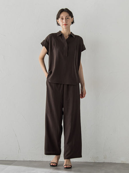 【WEB限定】ブラウス×パンツ 2点セット