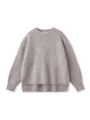 ラメスパンコールクルーネックニット≪手洗い可能≫