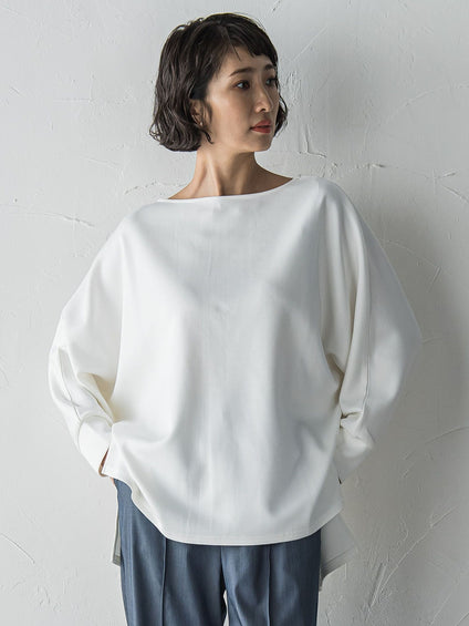 【WEB限定】”もっちり素材”ダンボールドルマンプルオーバー≪手洗い可能≫