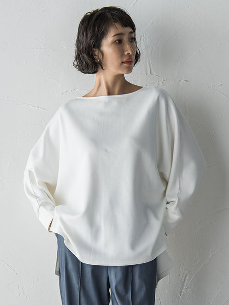 【WEB限定】”もっちり素材”ダンボールドルマンプルオーバー≪手洗い可能≫