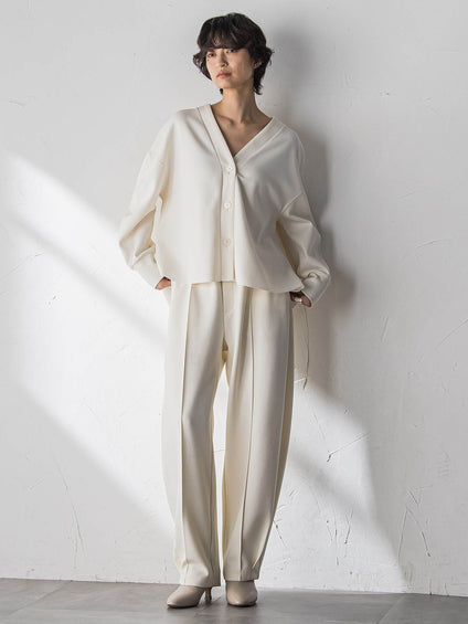 【えらべるSETUP】叶えるイージーカーブパンツ≪手洗い可能≫