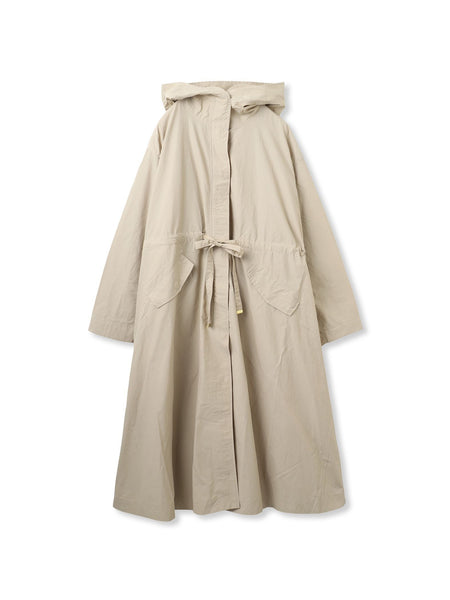 撥水ドロストフーディーコート≪手洗い可能≫