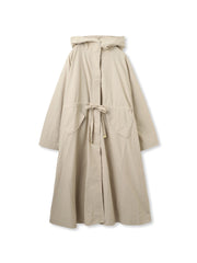 撥水ドロストフーディーコート≪手洗い可能≫