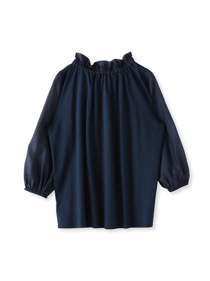 サイドリボンカットソー