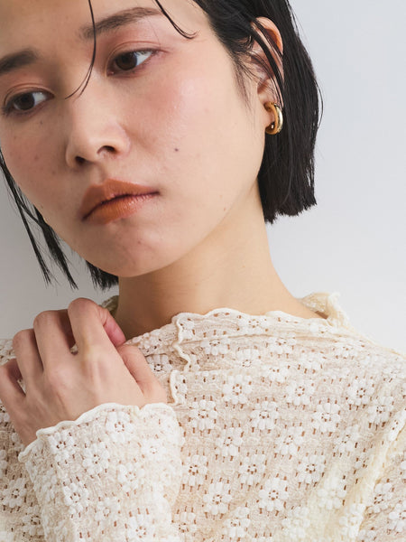 超超激レア新品タグつき❣️ヒョウ柄/けしの花/ビーズ/レースつきトップス　７ 超超激レア新品タグつき❣️ヒョウ柄/けしの花/ビーズ/レース