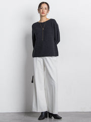 両面起毛ワイドパンツ≪WEB限定13号/洗える/セットアップ対応≫