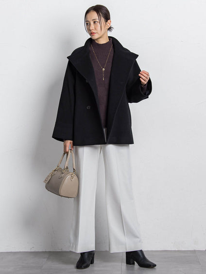 両面起毛ワイドパンツ≪WEB限定13号/洗える/セットアップ対応≫