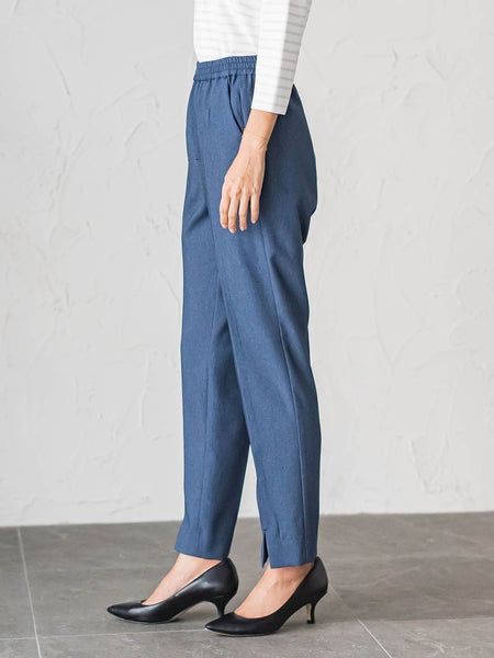 【WEB限定/大きいサイズ】マルーデデニムテーパードパンツ