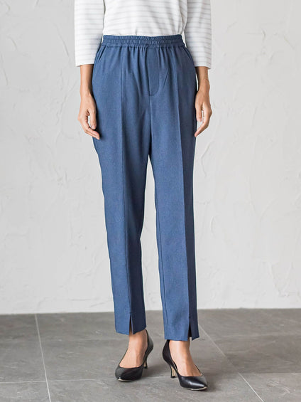 【WEB限定/大きいサイズ】マルーデデニムテーパードパンツ