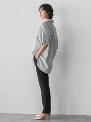 【WEB限定/追加生産】”着るだけでサマになる”頼れるスキッパーチュニック