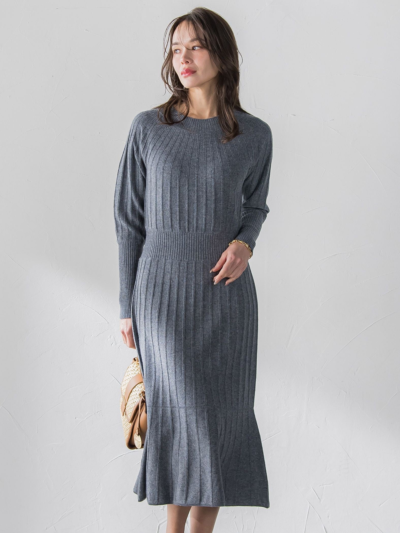 ニットワンピース