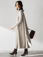 ラメシックツイードワンピース≪洗える≫