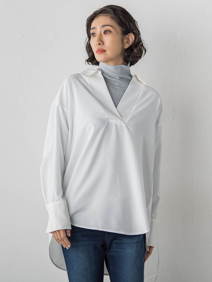 ラメリブタートルニット