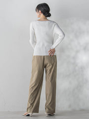 ワイドポケットタックパンツ