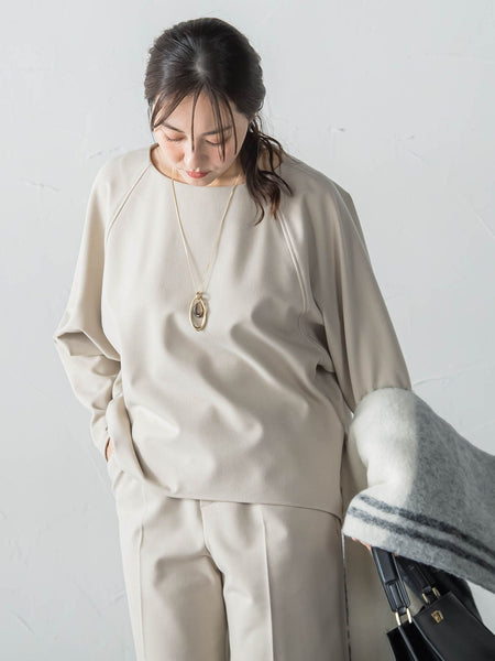 両面起毛T/Rブラウス