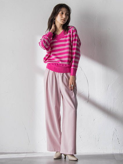 【一瞬で楽とキレイを叶える】タンブラーオックスイージーワイドパンツ≪手洗い可能≫