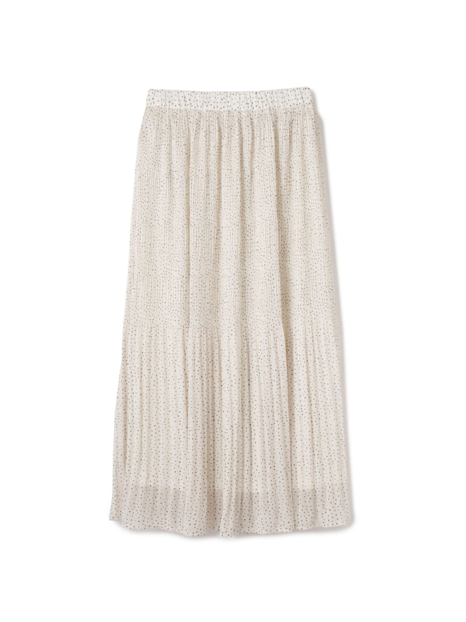 ランダムドットマジョリカプリーツスカート