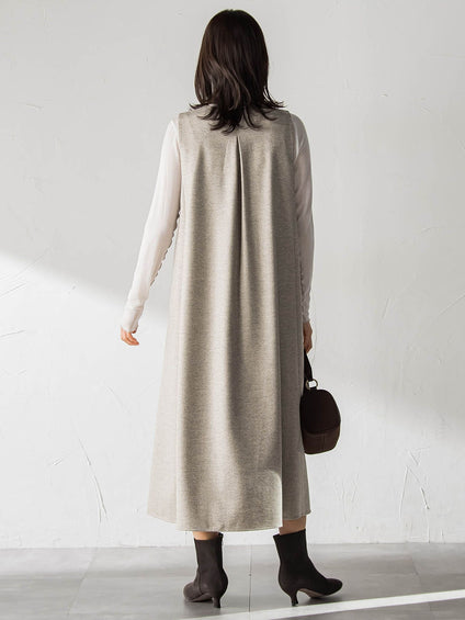 ラメシックツイードワンピース≪洗える≫