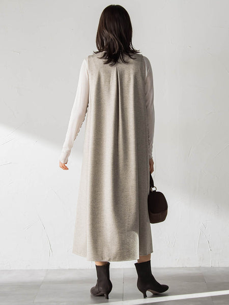 ラメシックツイードワンピース≪洗える≫