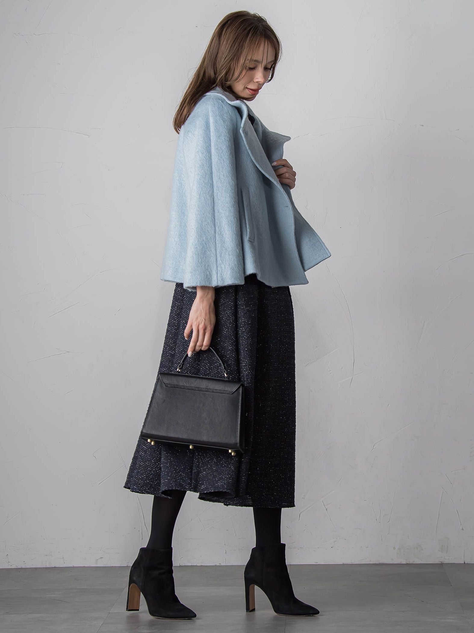 シャギーショートコート