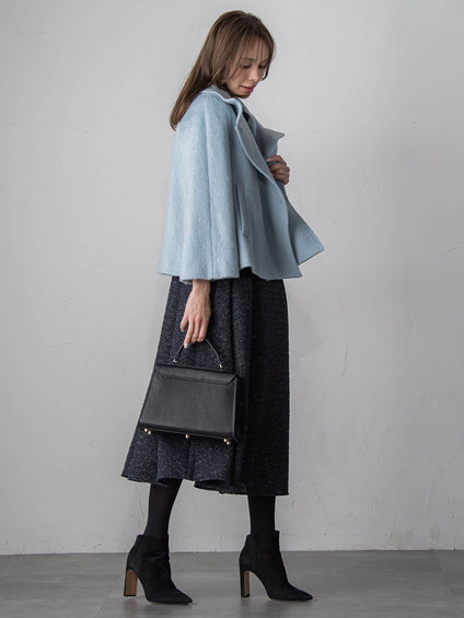 シャギーショートコート