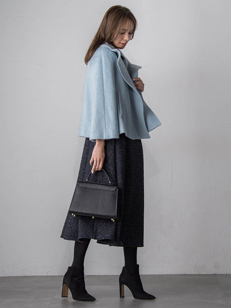 シャギーショートコート