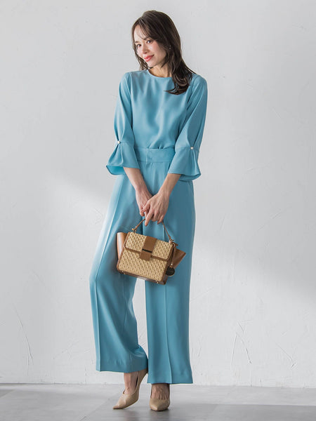 ダブルサテンブラウス