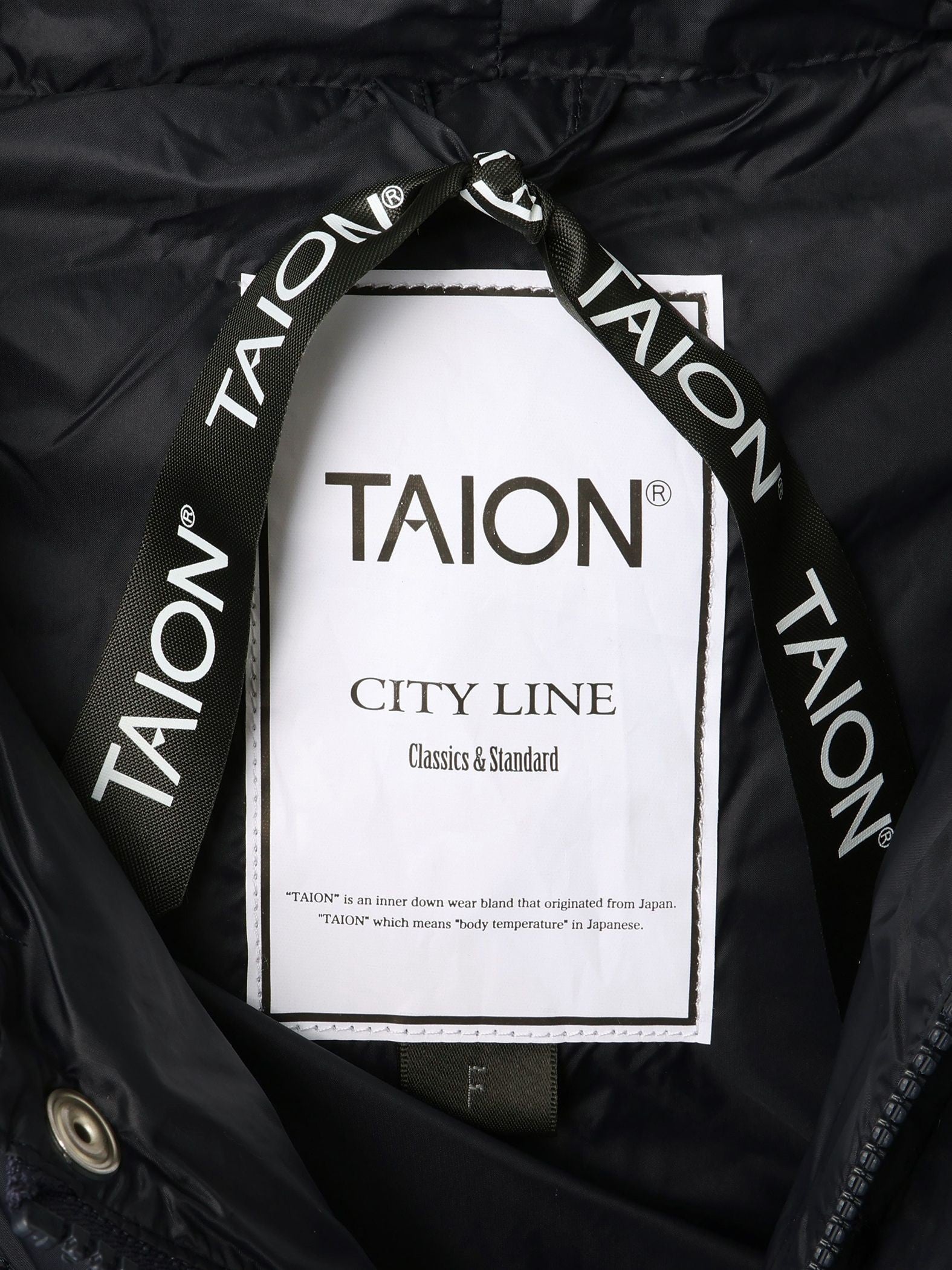 TAION　ダウンケープコート≪手洗い可能≫