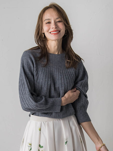 【WEB限定カラーあり】ホールガーメントニット