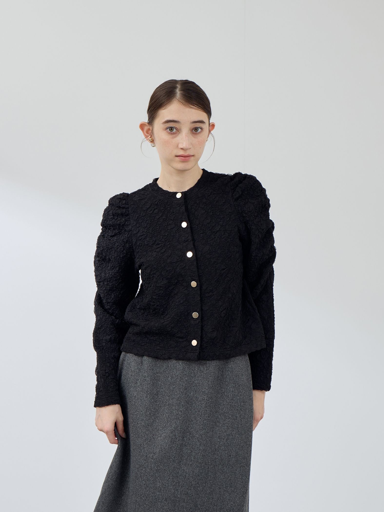 フクレチュールJQDカーディッシュジャケット≪手洗い可能≫