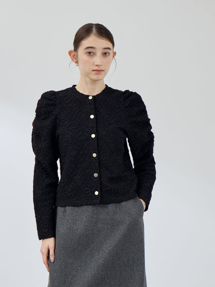 フクレチュールJQDカーディッシュジャケット≪手洗い可能≫