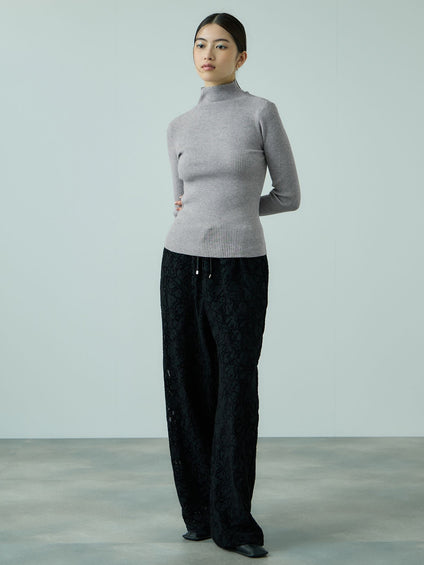 サムホールハイネックニットプルオーバー≪手洗い可能≫