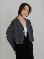 Ronde knit jacket≪手洗い可能≫