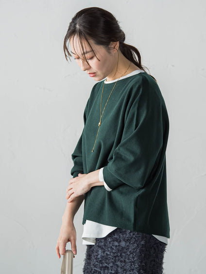 【WEB限定】エレカットドルマンニット