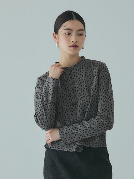 アニマル柄カーディガン≪手洗い可能≫