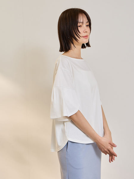 《予約》【連休。涼。軽やかに。】デザイン袖Tシャツ《接触冷感》