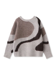 【WEB限定】マーブルニット≪手洗い可能≫