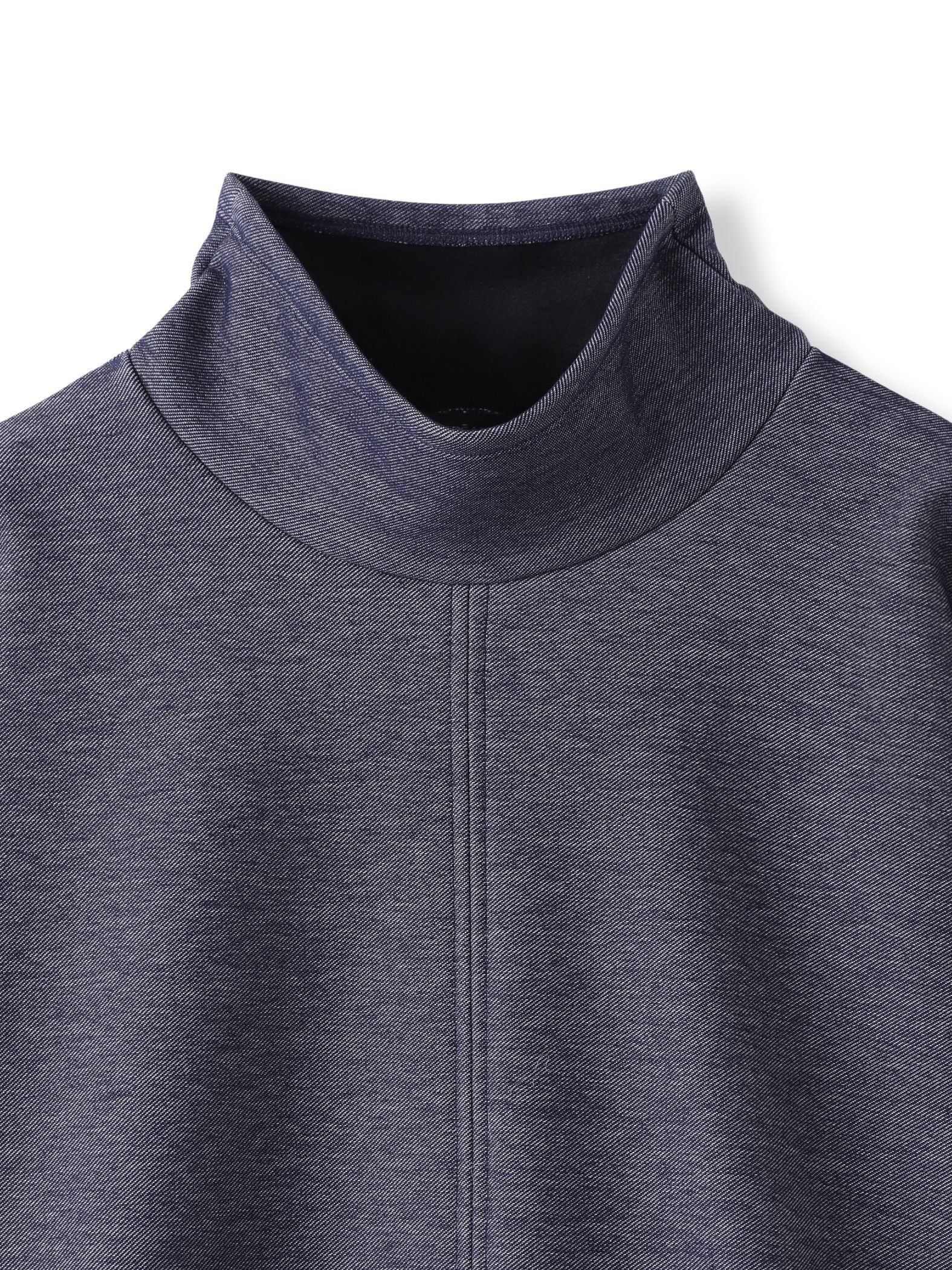 【WEB限定】裏毛布スタンドネックプルオーバー≪毛玉防止・ストレッチ≫