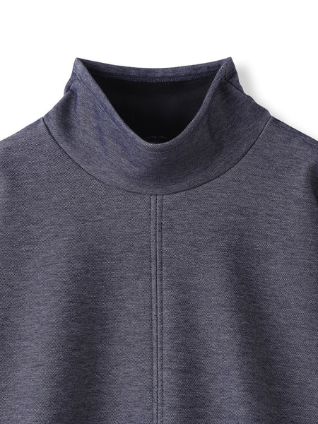 【WEB限定】裏毛布スタンドネックプルオーバー≪毛玉防止・ストレッチ≫