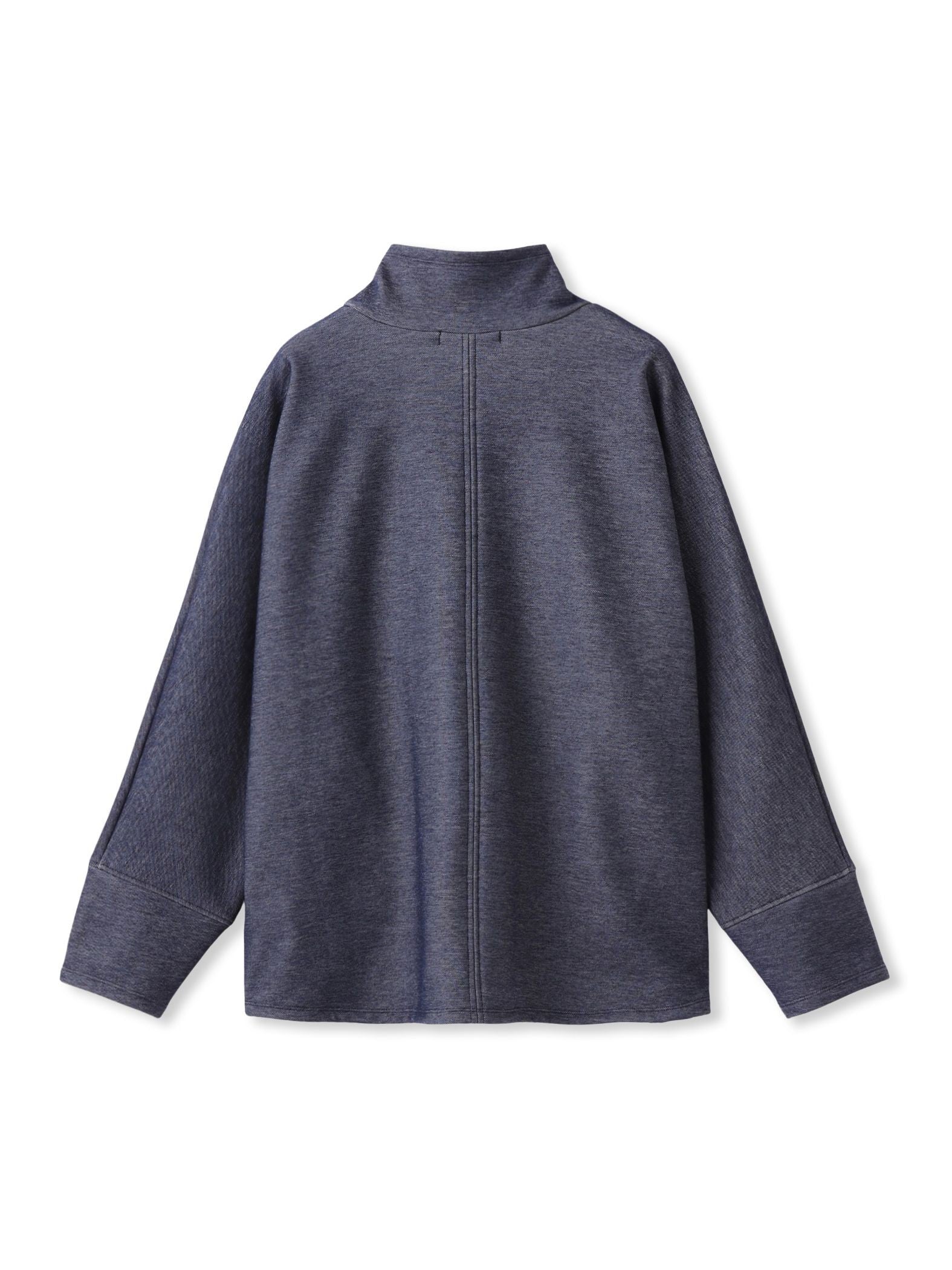 【WEB限定】裏毛布スタンドネックプルオーバー≪毛玉防止・ストレッチ≫