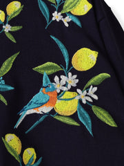 レモン刺繍ニットカーディガン