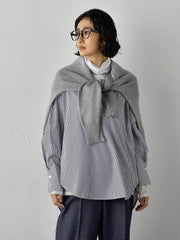 【WEB限定】”3コーデが叶う2点セット”ニット×シャツ≪手洗い可能≫