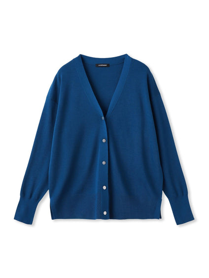 【Brisbane】 Vネックカーディガン≪洗える≫