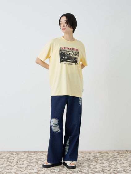 【Power To People】 MASTER RIDINGフォトTシャツ