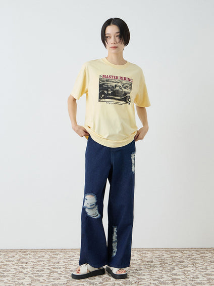 【Power To People】 MASTER RIDINGフォトTシャツ