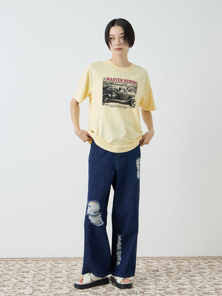 【Power To People】 MASTER RIDINGフォトTシャツ