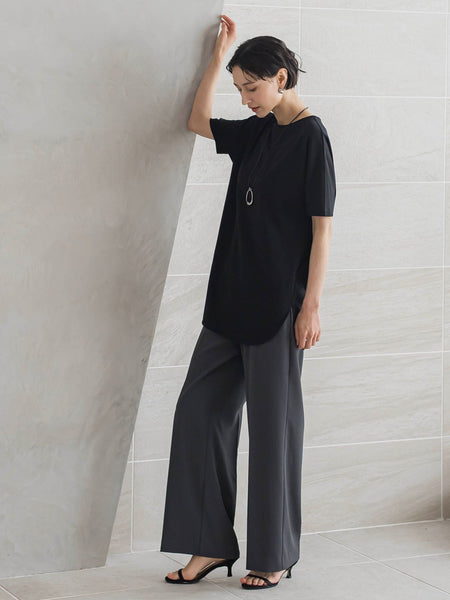 【WEB限定】”細身パンツも怖くない”Tシャツチュニック