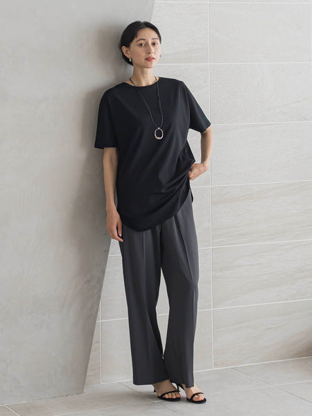 【WEB限定】”細身パンツも怖くない”Tシャツチュニック