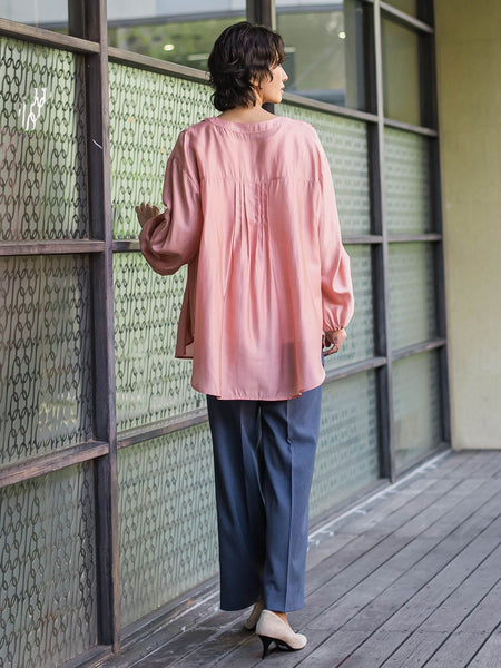 【WEB限定】シルキーローンブラウス