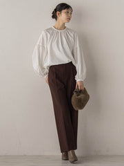 【新色追加】両面起毛ストレッチパンツ≪洗濯機で洗える≫